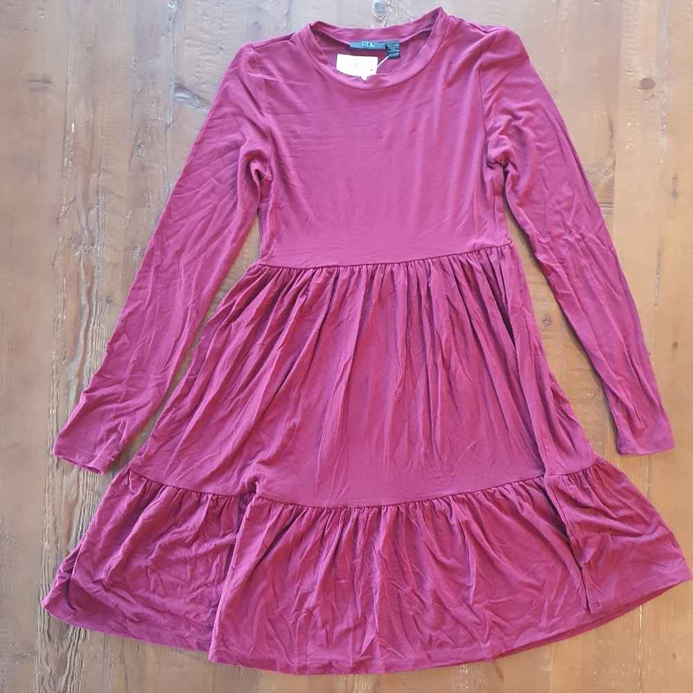 Womans RDI XS Small Burgundy Dress